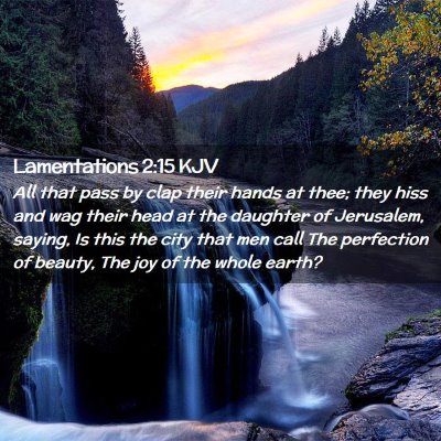 Lamentations 2:15 KJV Free Bible Images