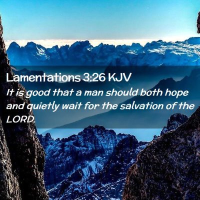 Lamentations 3:26 KJV Free Bible Images