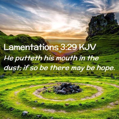 Lamentations 3:29 KJV Free Bible Images