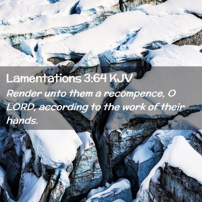 Lamentations 3:64 KJV Free Bible Images