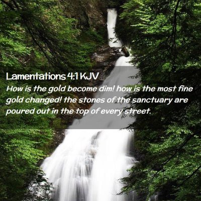 Lamentations 4:1 KJV Free Bible Images