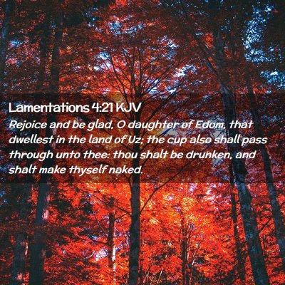 Lamentations 4:21 KJV Free Bible Images