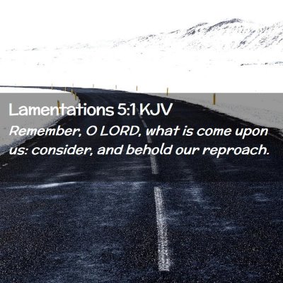 Lamentations 5:1 KJV Free Bible Images