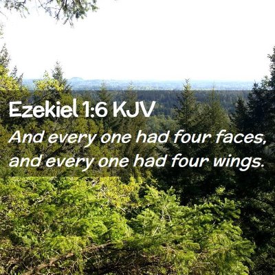 Ezekiel 1:6 KJV Free Bible Images