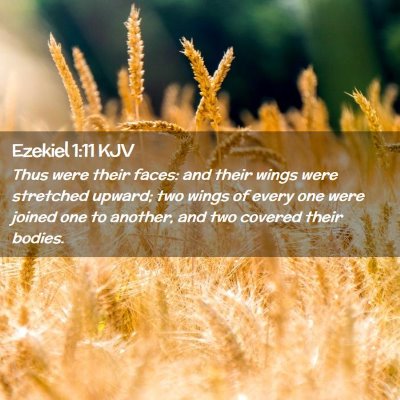 Ezekiel 1:11 KJV Free Bible Images