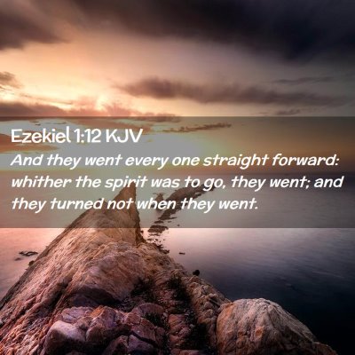 Ezekiel 1:12 KJV Free Bible Images