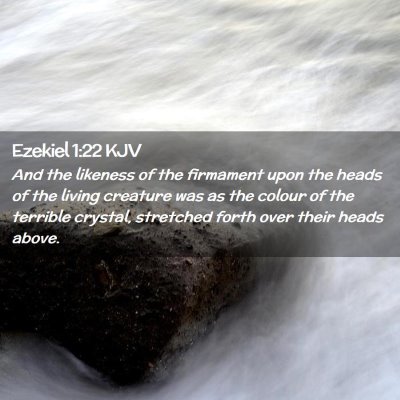 Ezekiel 1:22 KJV Free Bible Images