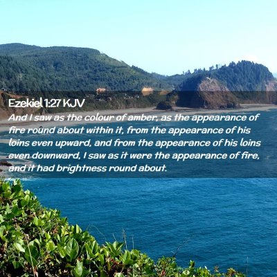 Ezekiel 1:27 KJV Free Bible Images