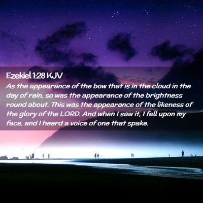 Ezekiel 1:28 KJV Free Bible Images