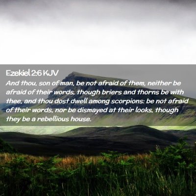 Ezekiel 2:6 KJV Free Bible Images