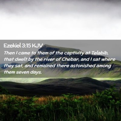 Ezekiel 3:15 KJV Free Bible Images