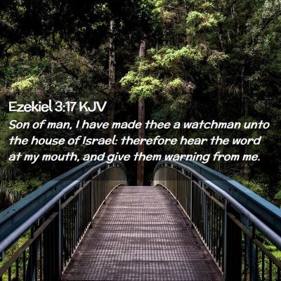 Ezekiel 3:17 KJV Free Bible Images