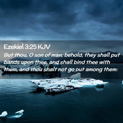 Ezekiel 3:25 KJV Free Bible Images