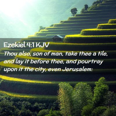 Ezekiel 4:1 KJV Free Bible Images