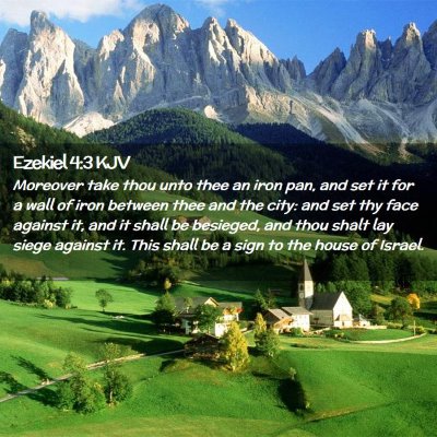 Ezekiel 4:3 KJV Free Bible Images