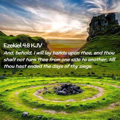 Ezekiel 4:8 KJV Free Bible Images