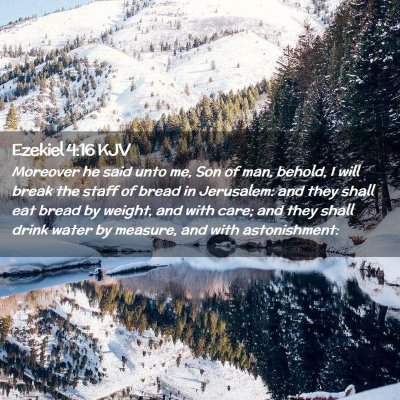 Ezekiel 4:16 KJV Free Bible Images