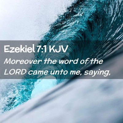 Ezekiel 7:1 KJV Free Bible Images