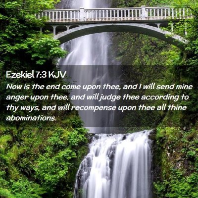 Ezekiel 7:3 KJV Free Bible Images