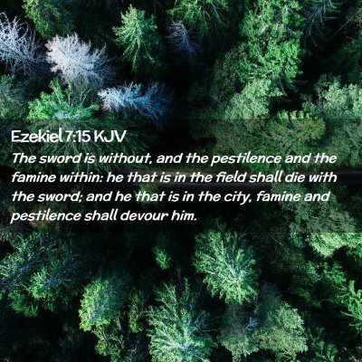 Ezekiel 7:15 KJV Free Bible Images