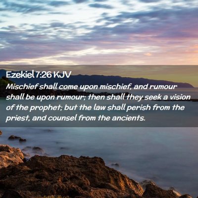 Ezekiel 7:26 KJV Free Bible Images