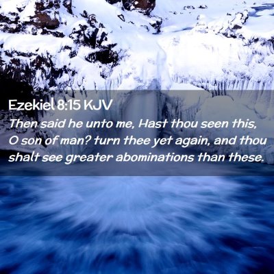 Ezekiel 8:15 KJV Free Bible Images