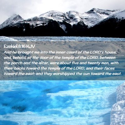 Ezekiel 8:16 KJV Free Bible Images