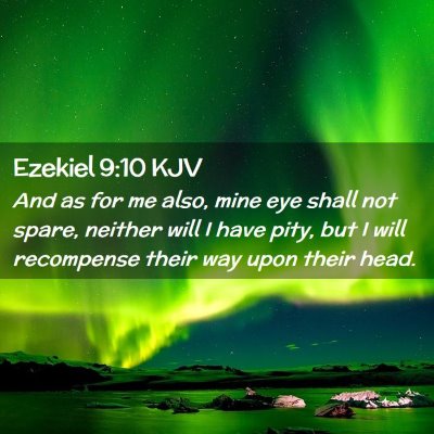 Ezekiel 9:10 KJV Free Bible Images