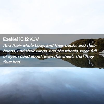 Ezekiel 10:12 KJV Free Bible Images