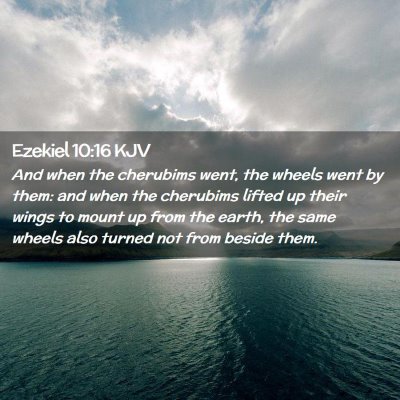 Ezekiel 10:16 KJV Free Bible Images