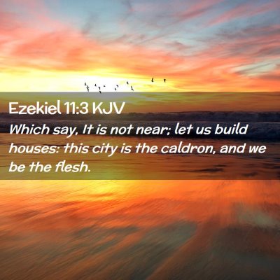 Ezekiel 11:3 KJV Free Bible Images