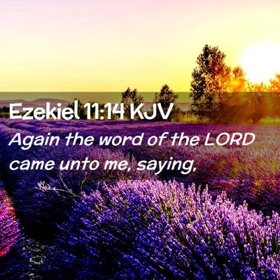 Ezekiel 11:14 KJV Free Bible Images