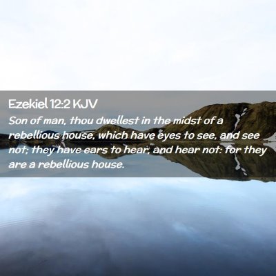 Ezekiel 12:2 KJV Free Bible Images