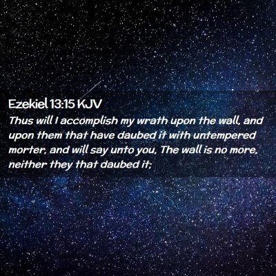 Ezekiel 13:15 KJV Free Bible Images