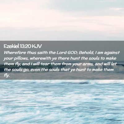 Ezekiel 13:20 KJV Free Bible Images