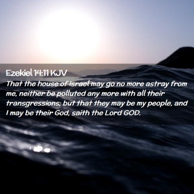 Ezekiel 14:11 KJV Free Bible Images