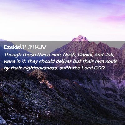 Ezekiel 14:14 KJV Free Bible Images