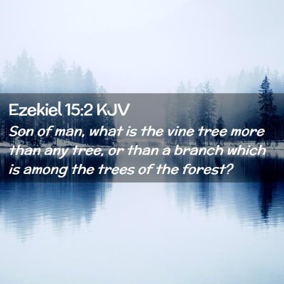 Ezekiel 15:2 KJV Free Bible Images