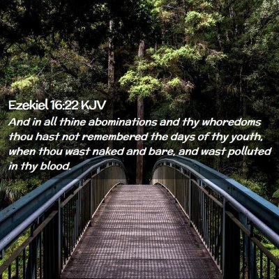 Ezekiel 16:22 KJV Free Bible Images