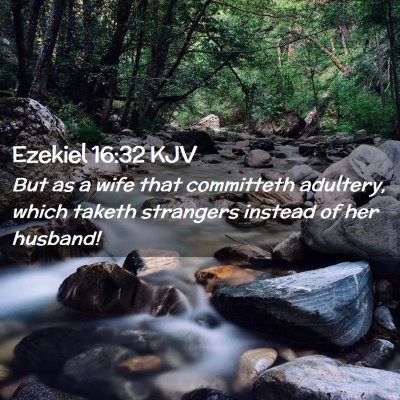 Ezekiel 16:32 KJV Free Bible Images