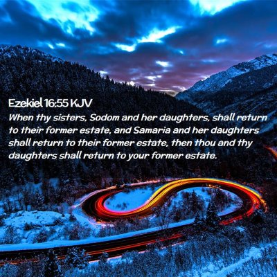 Ezekiel 16:55 KJV Free Bible Images