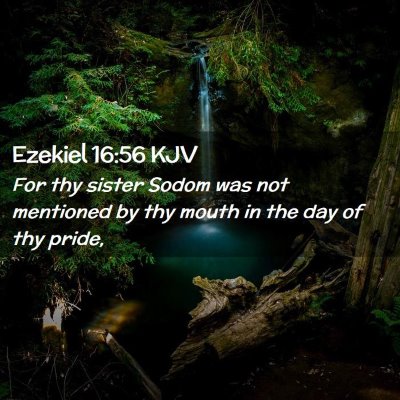 Ezekiel 16:56 KJV Free Bible Images