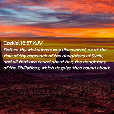 Ezekiel 16:57 KJV Free Bible Images