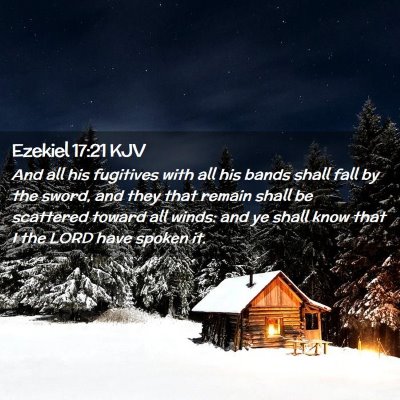 Ezekiel 17:21 KJV Free Bible Images