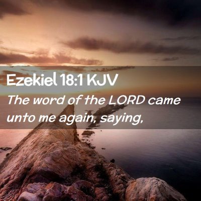 Ezekiel 18:1 KJV Free Bible Images