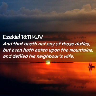 Ezekiel 18:11 KJV Free Bible Images