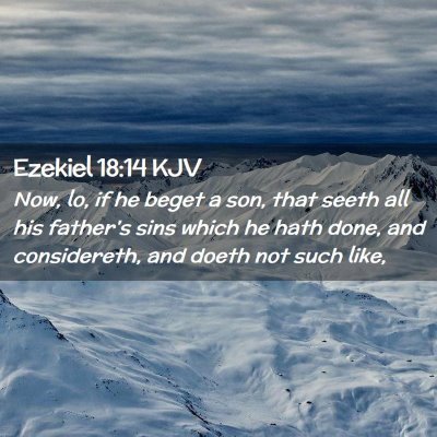 Ezekiel 18:14 KJV Free Bible Images