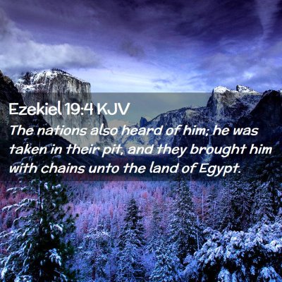 Ezekiel 19:4 KJV Free Bible Images