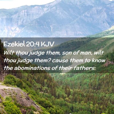 Ezekiel 20:4 KJV Free Bible Images