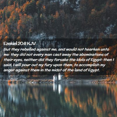 Ezekiel 20:8 KJV Free Bible Images